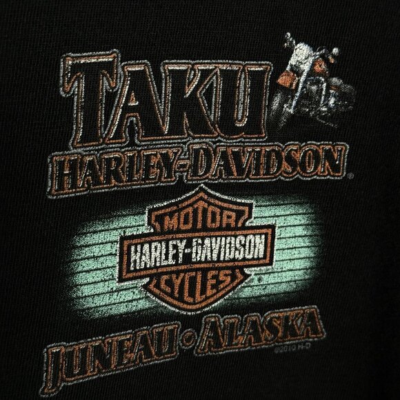 Harley-Davidson Taku Juneau Alaska Graphic Black T-Shirt, XL - Picture 7 of 7